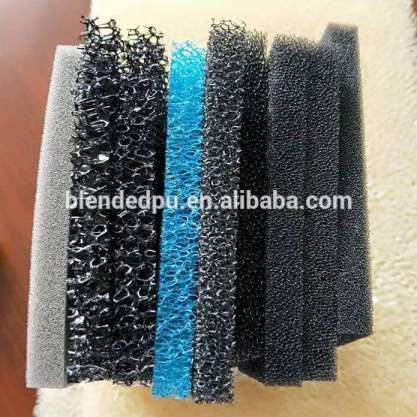 Filtration equipments air water filter sponge/foam raw material can be washed and re-used